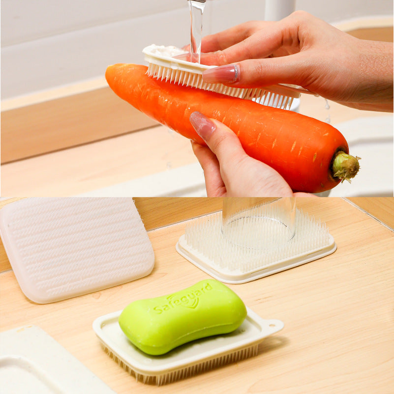 Japanese-style Household Fruit Vegetable Cleaning Brush Multi-function Flexible